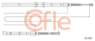 Ντίζα, φρένο ακινητοποίησης COFLE 92.10.7545