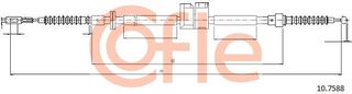 Ντίζα, φρένο ακινητοποίησης COFLE 92.10.7588