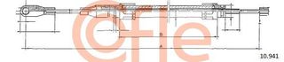 Ντίζα, φρένο ακινητοποίησης COFLE 92.10.941