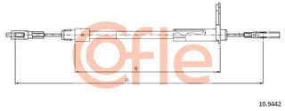Ντίζα, φρένο ακινητοποίησης COFLE 92.10.9442