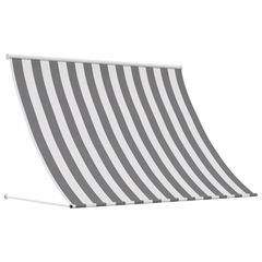 vidaXL Αντιανεμικό Γκρι και Λευκό 350 x 150 cm