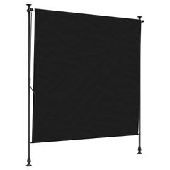 vidaXL Εξωτερικό ρολό Μαύρο 120 x 270 cm