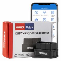 Κωδ.384861 Amio - Διαγνωστικό Αυτοκινήτου OBD 2 τύπου ELM327 Bluetooth PIC25K80 τάση λειτουργίας 12V με ασύρματ τηλ.215-215-8211