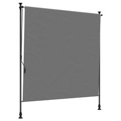 vidaXL Εξωτερικό ρολό Ανοιχτό γκρι 120 x 270 cm