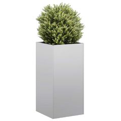 vidaXL Ζαρντινιέρα 40x40x80 εκ. από Γαλβανισμένο Ατσάλι