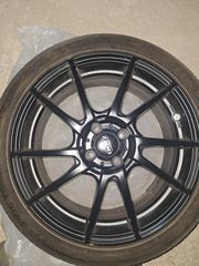 Ζάντες αλουμινίου DOTZ 17" 4x100 από Nissan Micra 2020 με λάστιχα Hankook 205/45/17