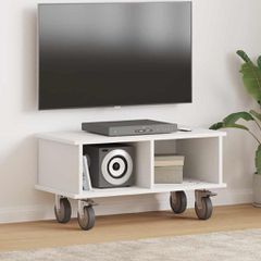 vidaXL Βάση TV Λευκό 68,5 x 35 x 35 εκ Επεξεργασμένο ξύλο