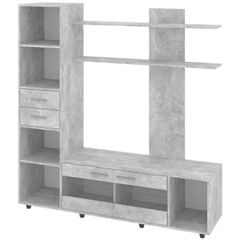Σύνθεση σαλονιού γκρι beton 160x40x167cm