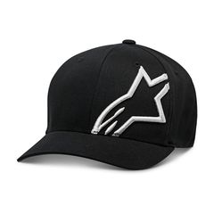 ΚΑΠΕΛΟ CORP SHIFT 2 FLEXFIT BLACK/WHITE ALPINESTARS S/M