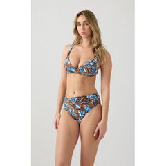 Minerva Γυναικείο Μαγιό Σλιπ Ψηλόμεσο Hilda Floral SS '26