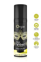 Orgie Kissable Dual Vibe! Stimulating Women Lemon Gin And Tonic 15ml