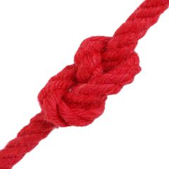 vidaXL Σχοινί Κόκκινο 0,8 x 0,8 x 5000 εκ Βαμβάκι-thumb-2
