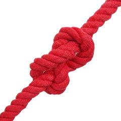 vidaXL Σχοινί Κόκκινο 1,4 x 1,4 x 2500 εκ Βαμβάκι-thumb-2