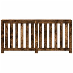 vidaXL Κάλυμμα Καλοριφέρ Καπνιστή Δρυς 175x20x82εκ. Επεξεργασμένο Ξύλο-thumb-2