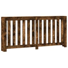 vidaXL Κάλυμμα Καλοριφέρ Καπνιστή Δρυς 175x20x82εκ. Επεξεργασμένο Ξύλο-thumb-1