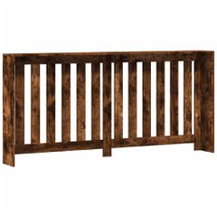 vidaXL Κάλυμμα Καλοριφέρ Καπνιστή Δρυς 175x20x82εκ. Επεξεργασμένο Ξύλο-thumb-4