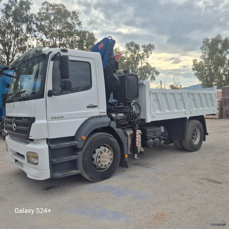 Ανατροπή + Γερανός Mercedes-Benz 2009 AXOR 1829 EURO 5