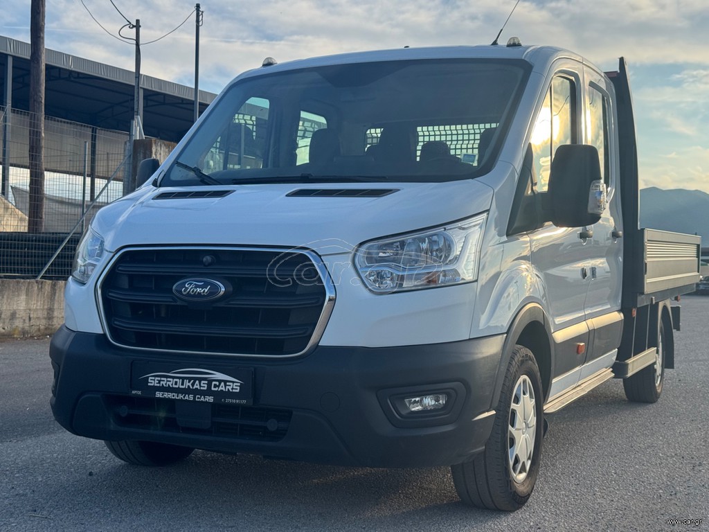 Διπλοκάμπινο Ford 2021 TRANSIT ΕΠΤΑΘΕΣΙΟ-ΠΙΣΩΚΙΝΗΤΟ-ΔΕΝ ΕΧΕΙ ΦΠΑ