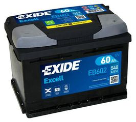 Μπαταρία εκκίνησης
 EXIDE 60Ah
 242x175x175 B13 0 0