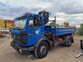 Ανατροπή + Γερανός Mercedes-Benz 1996 1824 sk γερανος ανατροπή  μεταβίβαση