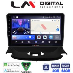 LM Digital - LM ZW8206UP GPS Οθόνη OEM Multimedia Αυτοκινήτου για Peugeot 206 2002 > 2006 (CarPlay/AndroidAuto/BT/GPS/WIFI)