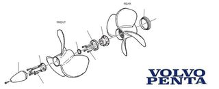 Volvo Penta IPS Propellers T6 Προπελλες