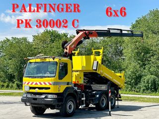 Γερανοί - Φορτηγά Με Γερανό Renault 2004 KERAX 370 DCI * PALFINGER PK 30002 C + ΤΗΛΕΧΕΙΡΙΣΤΗΡΙΟ * 6x6