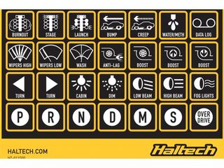 Haltech Haltech Keypad Label Set-thumb-1