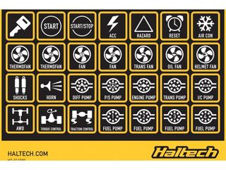 Haltech Haltech Keypad Label Set-thumb-2