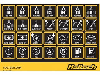 Haltech Haltech Keypad Label Set-thumb-4