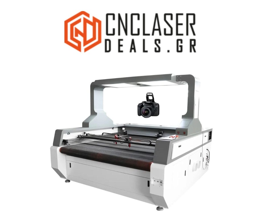 Fabric CO2 Laser Cutter κοπής υφάσματος με κάμερα