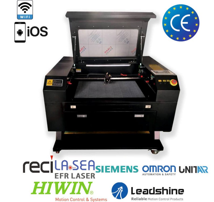 Co2 laser cutting machine 500x700 80 - 100w - Ενοικιαζόμενο