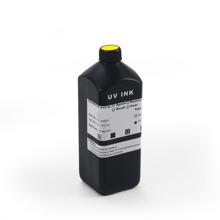 UV Μελάνι Yellow 500ml — Έντονο Κίτρινο για UV Printers