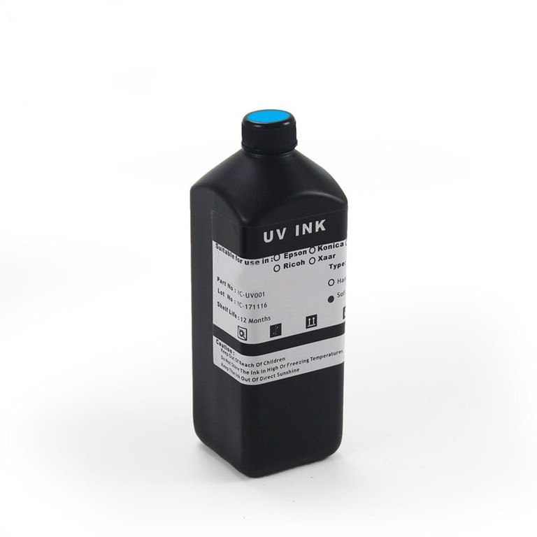 UV Μελάνι Cyan 500ml — Έντονο Κυανό για UV Printers