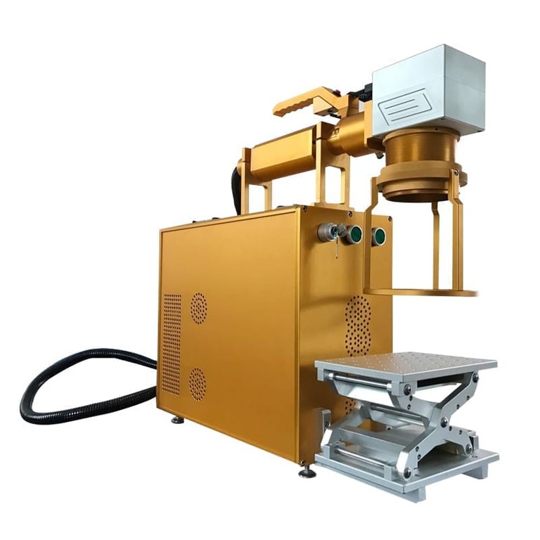 Ηand-held fiber marking machine