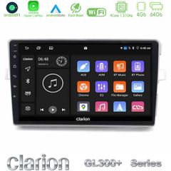 Clarion GL300+ Series 4Core Android11 4+64GB Toyota Verso 2009-2018 Navigation Multimedia Tablet 9"
