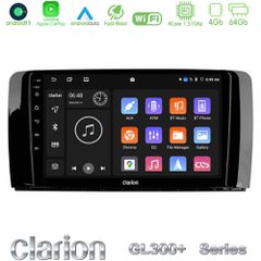 Clarion GL300+ Series 4Core Android11 4+64GB Mercedes R Class Navigation Multimedia Tablet 9"