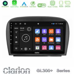 Clarion GL300+ Series 4Core Android11 4+64GB Mercedes SL Class 2005-2011 Navigation Multimedia Tablet 9"