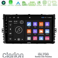 Clarion GL700 Lite Series 8Core Android11 6+128GB VW MQB 2017-> Navigation Multimedia Tablet 9" Με Carplay & Android Auto