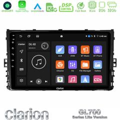 Clarion GL700 Lite Series 8Core Android11 2+32GB VW MQB 2017-> Navigation Multimedia Tablet 9" Με Carplay & Android Auto