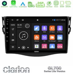 Clarion GL700 Lite Series 8Core Android11 2+32GB Toyota RAV4 Navigation Multimedia Tablet 9" Με Carplay & Android Auto