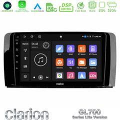 Clarion GL700 Lite Series 8Core Android11 2+32GB Mercedes R Class Navigation Multimedia Tablet 9" Με Carplay & Android Auto