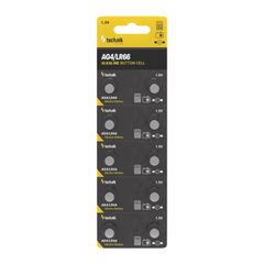 Technik Αλκαλικές Μπαταρίες Κουμπιά Platinum AG4 / LR66 / 177 / 377 1.5V B10