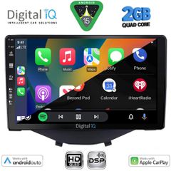 DIGITAL IQ BXC 3715_CPAA CLIMA-A/C (9inc) MULTIMEDIA TABLET for CITROEN C1-PEUGEOT 108-TOYOTA AYGO mod. 2014-2022-thumb-1