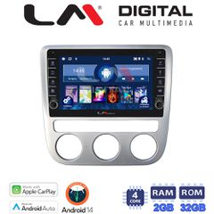 LM Digital - LM ZG4488 GPS Οθόνη OEM Multimedia Αυτοκινήτου για VW Scirocco & Eos 2008 > 2013 (CarPlay/AndroidAuto/BT/GPS/WIFI/GPRS)