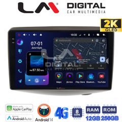 LM ZS8402 GPS Οθόνη OEM Multimedia Αυτοκινήτου για Toyota Yaris 1999 > 2004 (CarPlay/AndroidAuto/BT/GPS/WIFI/GPRS)