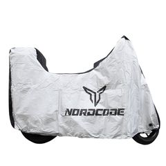Kάλυμμα μοτό αδιάβροχο Nordcode Evo plus + top case ασημί
