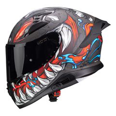 Κράνος Pilot Snake SV Reptile-X τιτάνιο ματ + Extra Visor