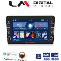 LM Digital - LM ZG4332 GPS Οθόνη OEM Multimedia Αυτοκινήτου για VW Golf4 1998 > 2004 (CarPlay/AndroidAuto/BT/GPS/WIFI/GPRS)