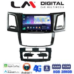 LM Digital - LM ZQ8820 GPS Οθόνη OEM Multimedia Αυτοκινήτου για TOYOTA HILUX 2005>2016 (CarPlay/AndroidAuto/BT/GPS/WIFI/GPRS)